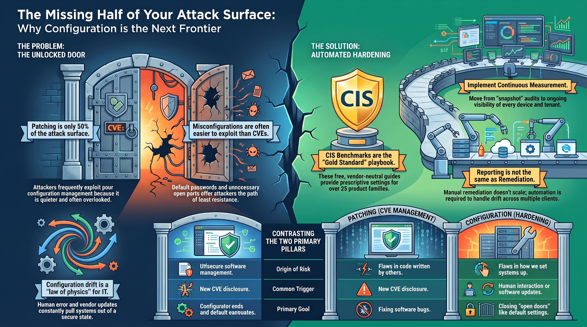 The Attack Surface Nobody Patches: Why Secure Configuration Is the Next Frontier for MSPs